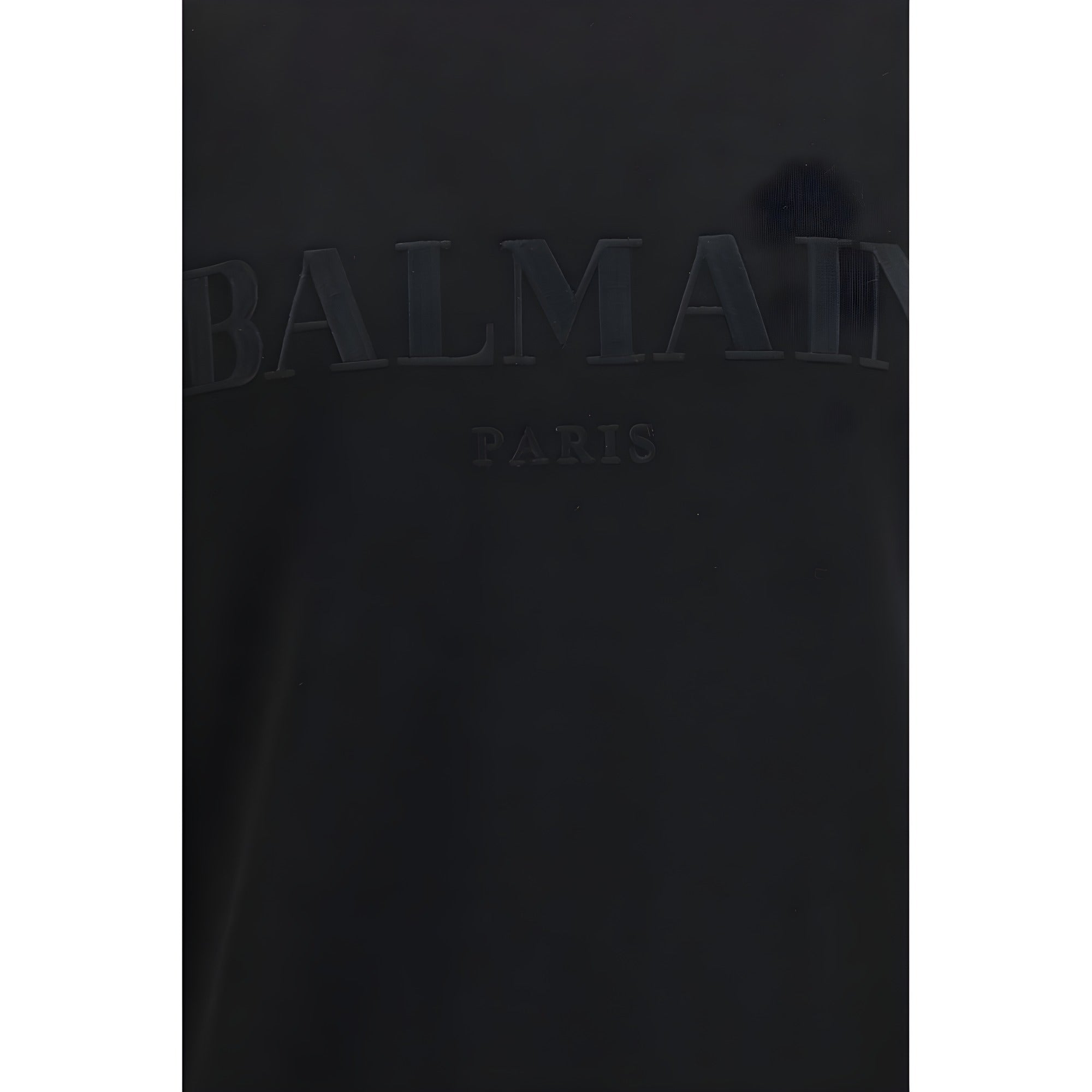 Balmain Black Cotton Sweatshirt
