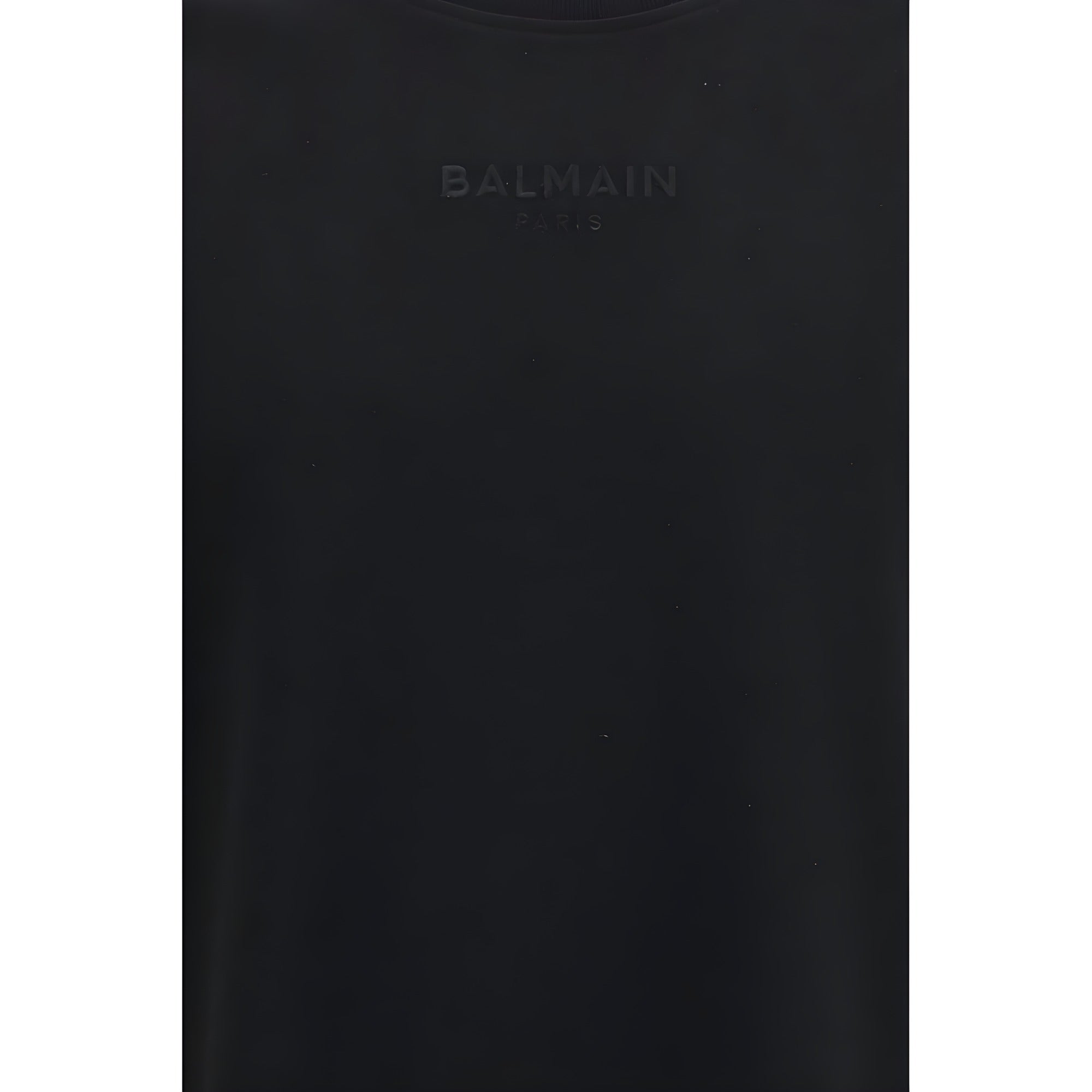 Balmain Black Cotton T-Shirt