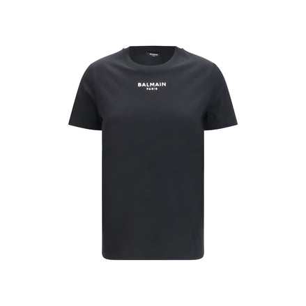 Balmain Black Cotton T-Shirt