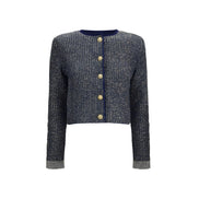 Balmain Blue Polyamide Cardigan