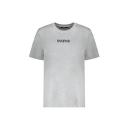 Balmain Gray Cotton T-Shirt