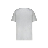 Balmain Gray Cotton T-Shirt