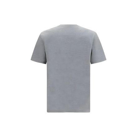 Balmain Gray Cotton T-Shirt