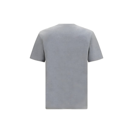 Balmain Gray Cotton T-Shirt