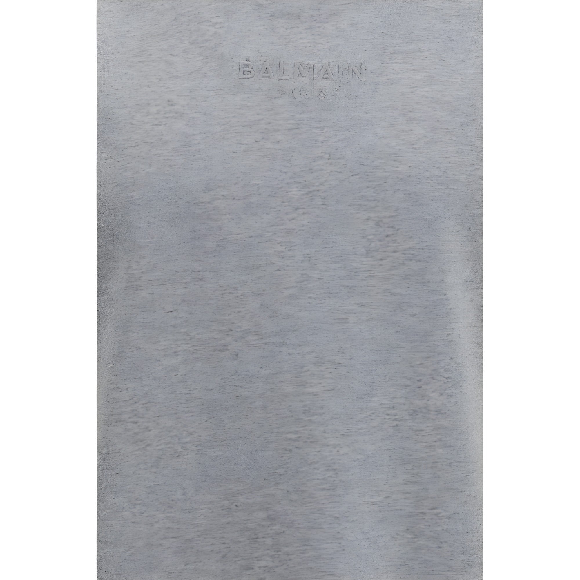 Balmain Gray Cotton T-Shirt
