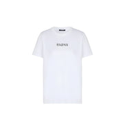 Balmain White Cotton T-Shirt