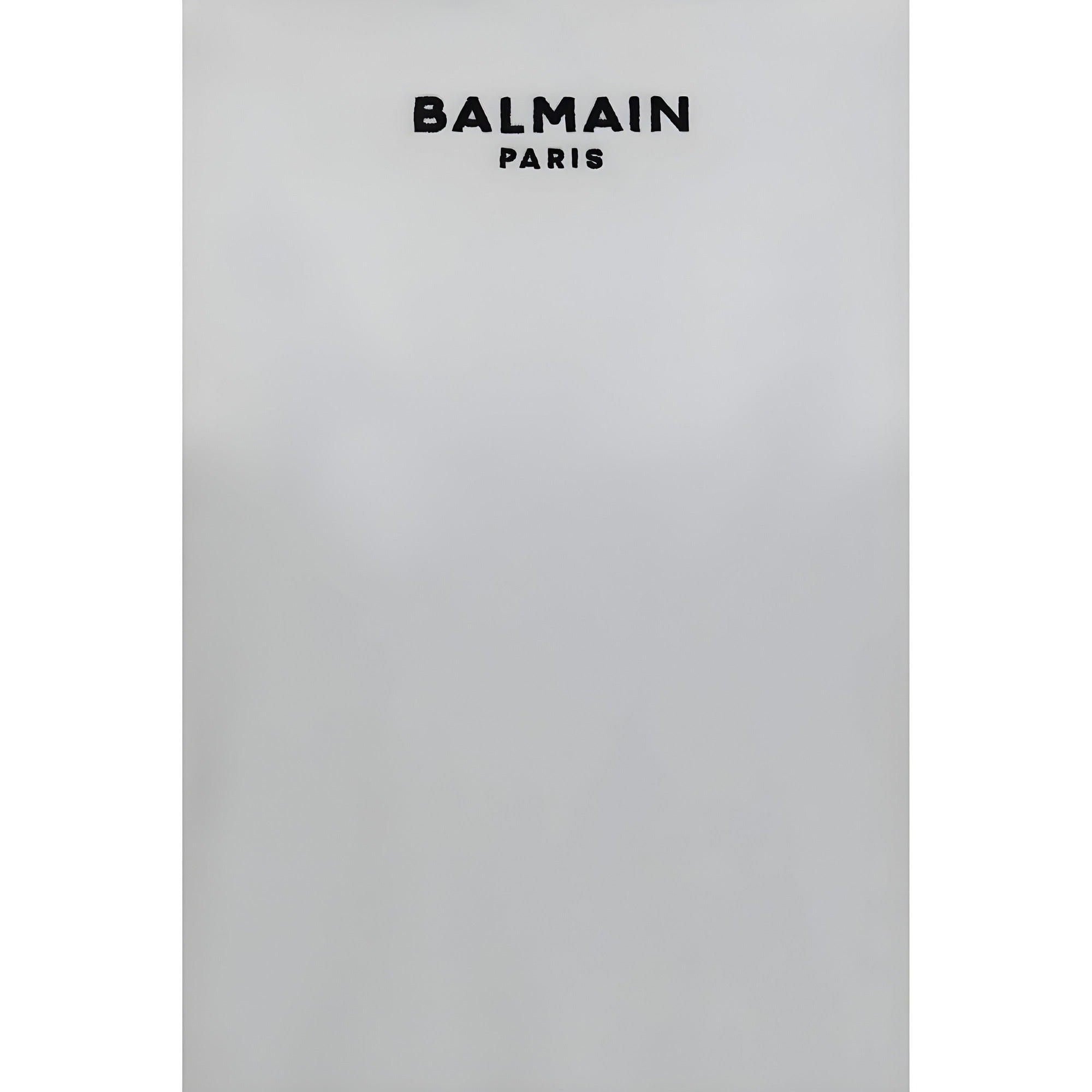 Balmain White Cotton T-Shirt