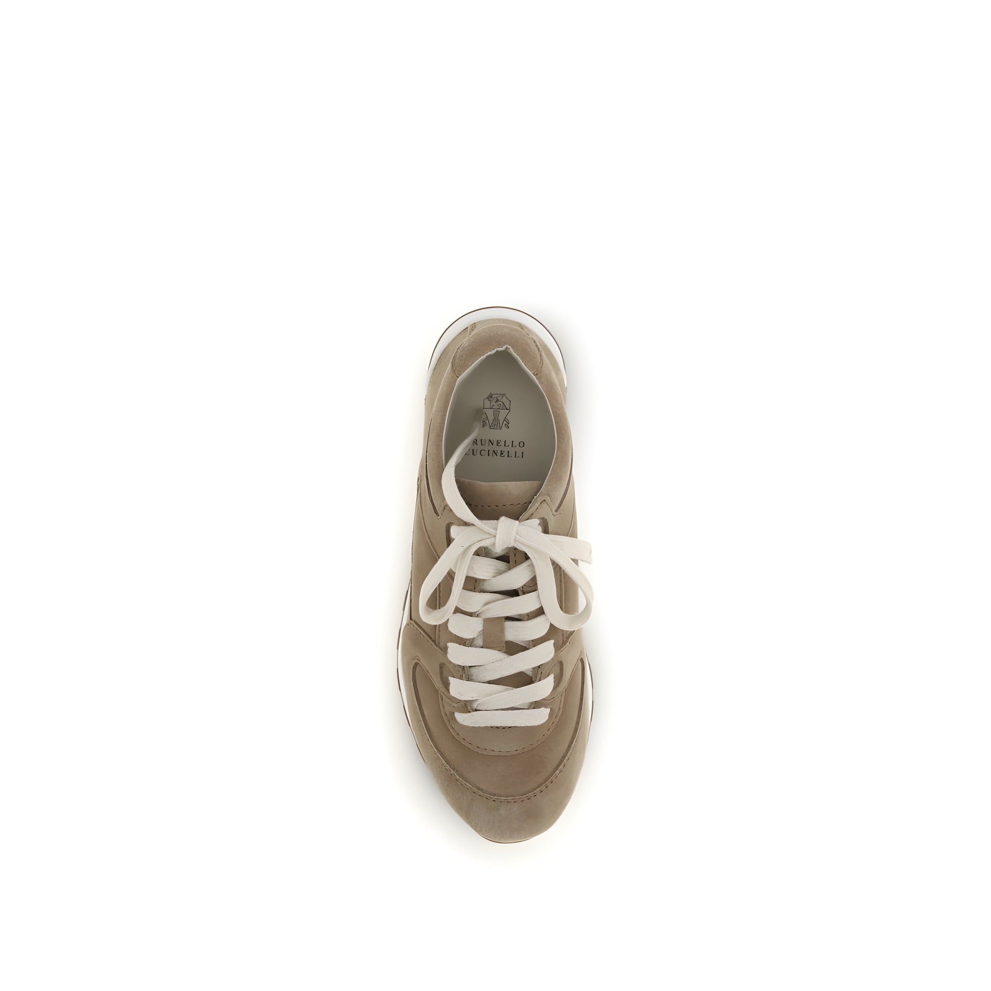 Brunello Cucinelli Beige Low Top Sneakers