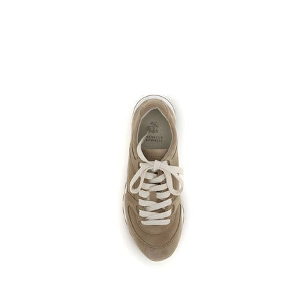 Brunello Cucinelli Beige Low Top Sneakers