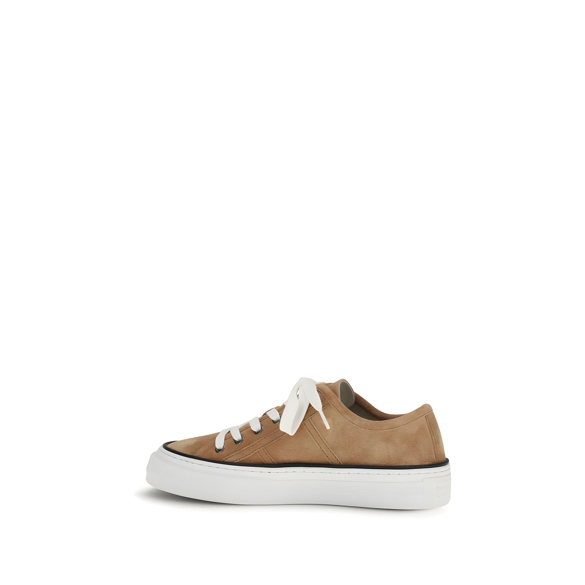 Brunello Cucinelli Beige Low Top Sneakers