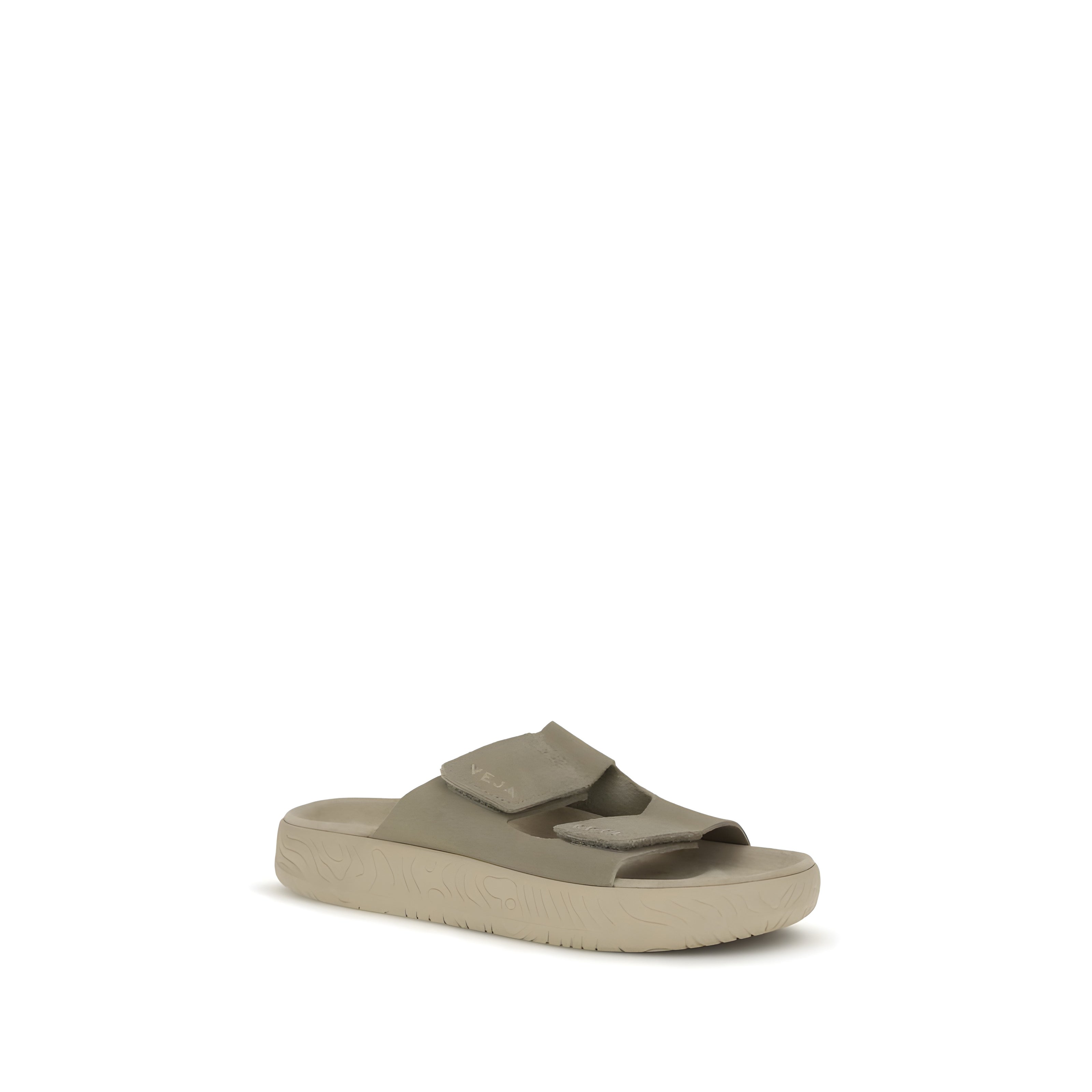 Veja Beige Flat Sandals