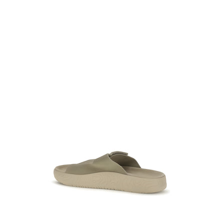 Veja Beige Flat Sandals