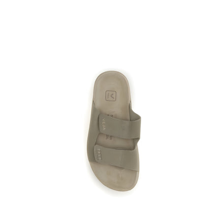Veja Beige Flat Sandals