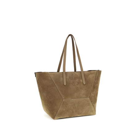 Brunello Cucinelli Beige Shoulder Bag
