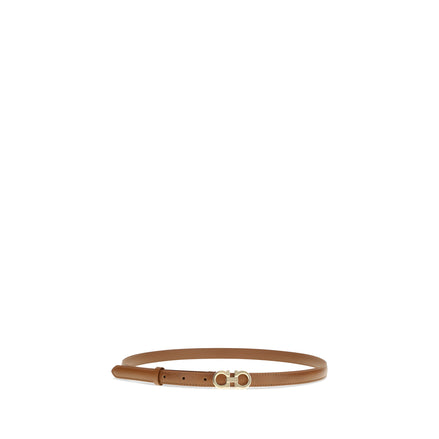Ferragamo Beige Thin Belt