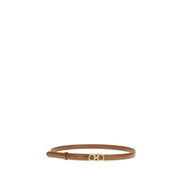 Ferragamo Beige Thin Belt