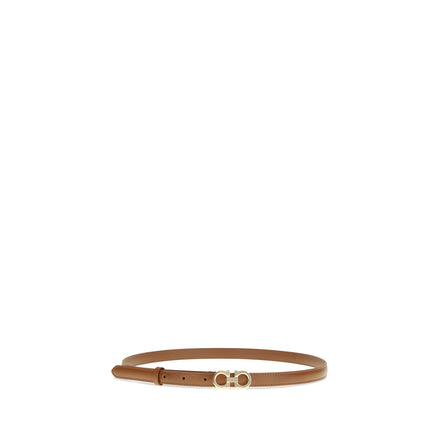 Ferragamo Beige Thin Belt