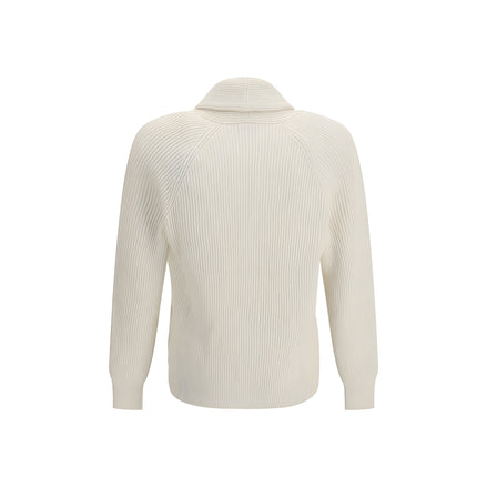 Brunello Cucinelli Beige Cotton Cardigan