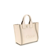 Chloé Beige Cotton Handbag