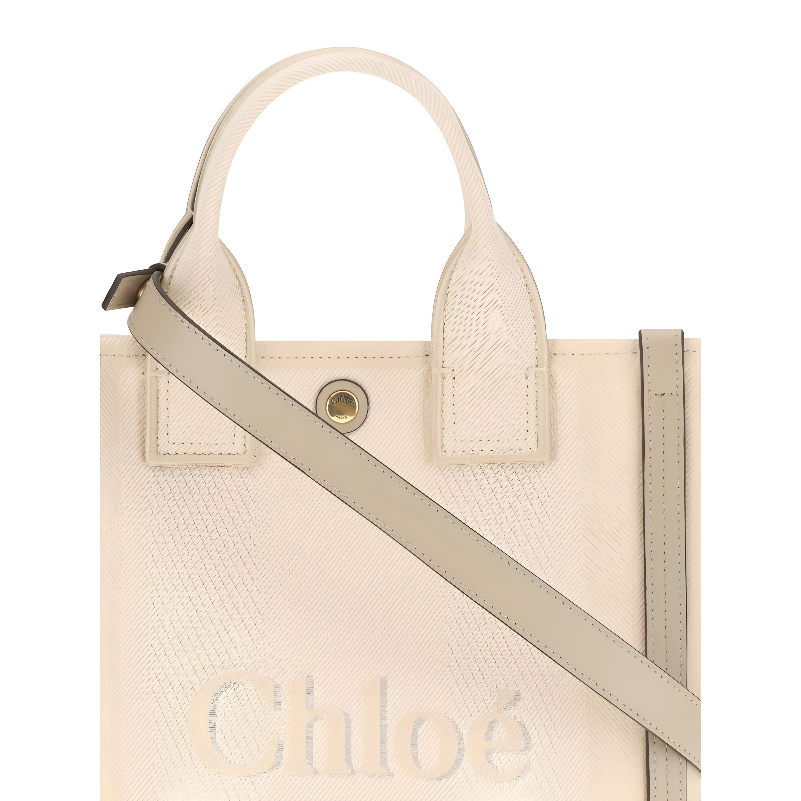 Chloé Beige Cotton Handbag