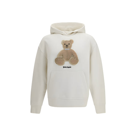 Sweat-shirt en coton beige Palm Angels