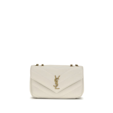 Saint Laurent Beige Leather Shoulder Bag
