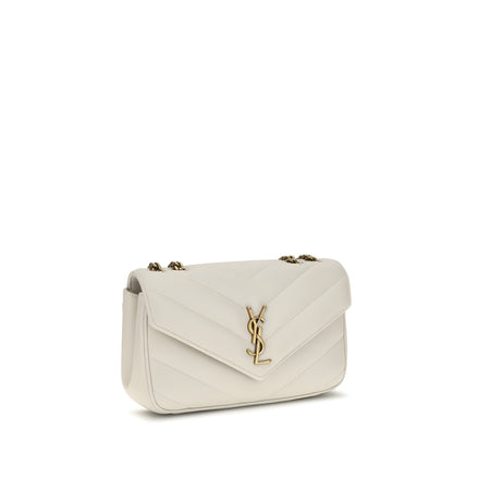Saint Laurent Beige Leather Shoulder Bag