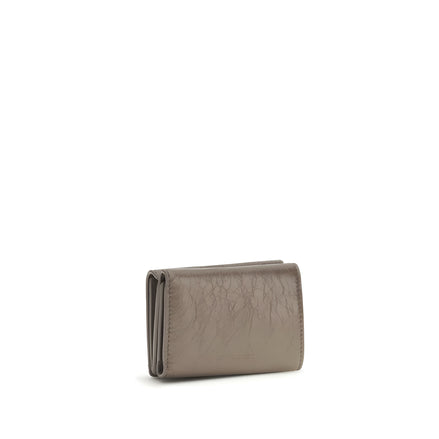 Portefeuille Balenciaga Beige Agneau Ovis Aries Aries