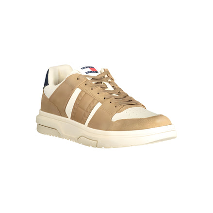 Tommy Hilfiger Beige Leather Sneaker