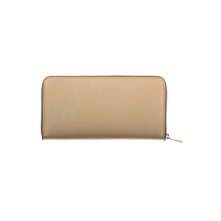 Portefeuille femme en cuir beige Furla