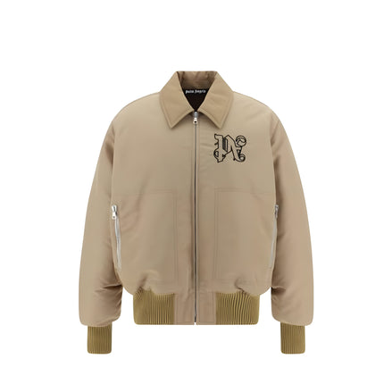 Bomber Palm Angels beige en polyamide