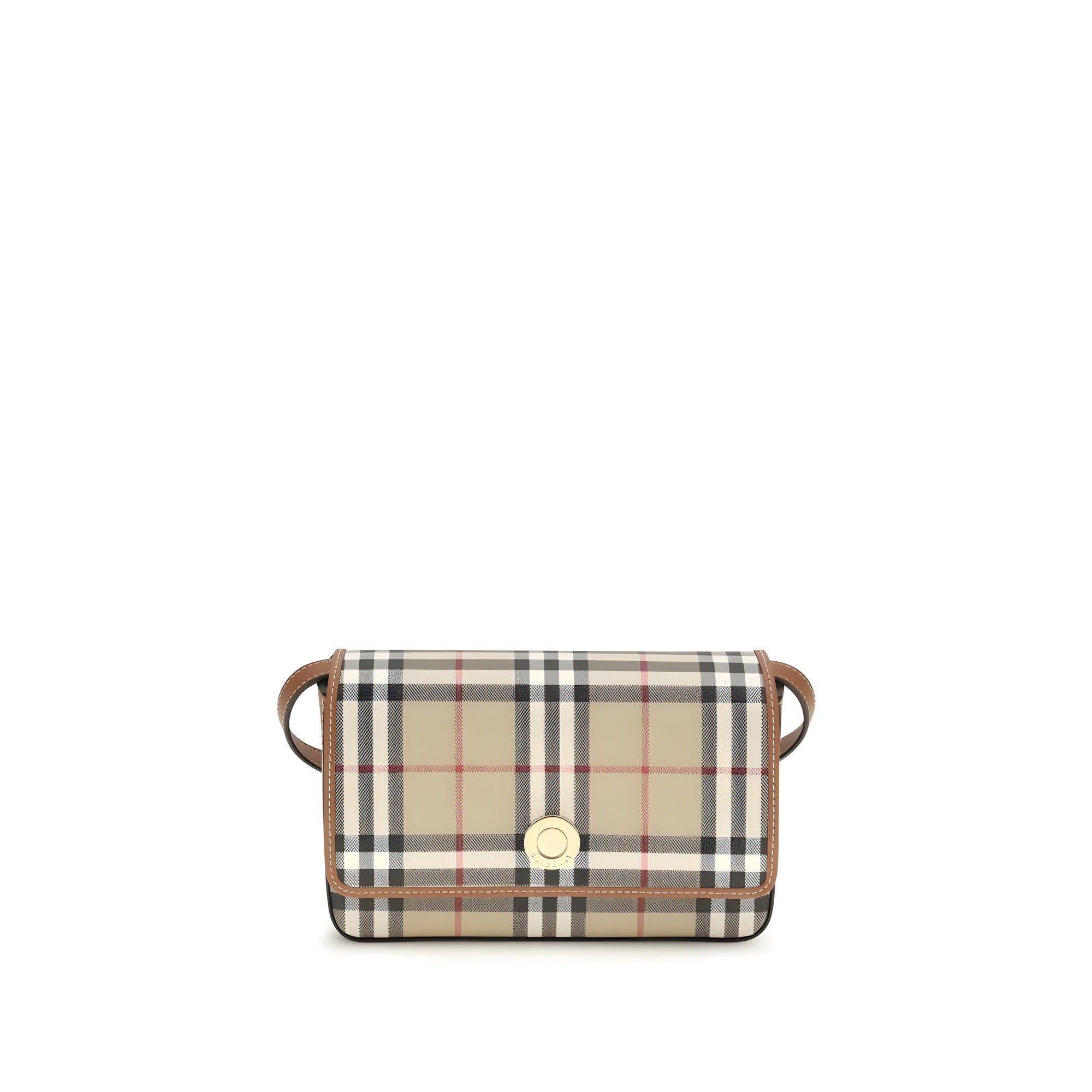 Portefeuille Burberry en polyuréthane beige