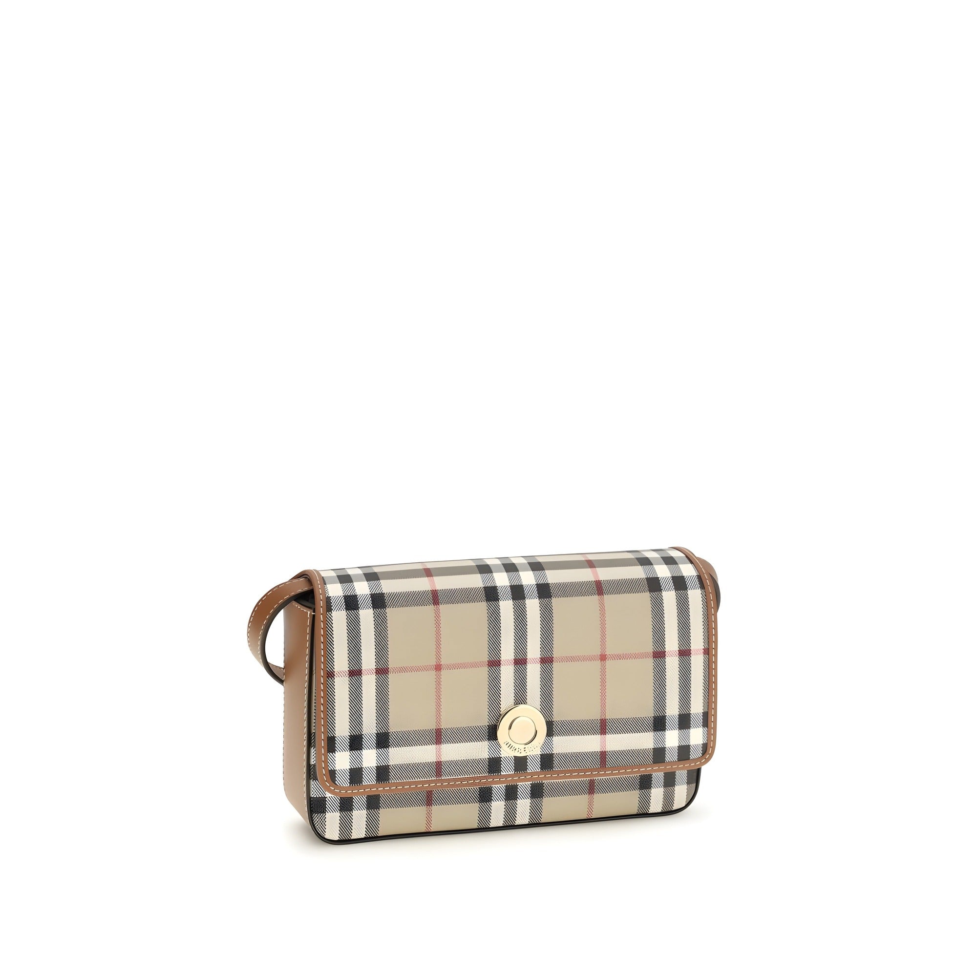 Portefeuille Burberry en polyuréthane beige