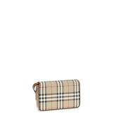 Portefeuille Burberry en polyuréthane beige