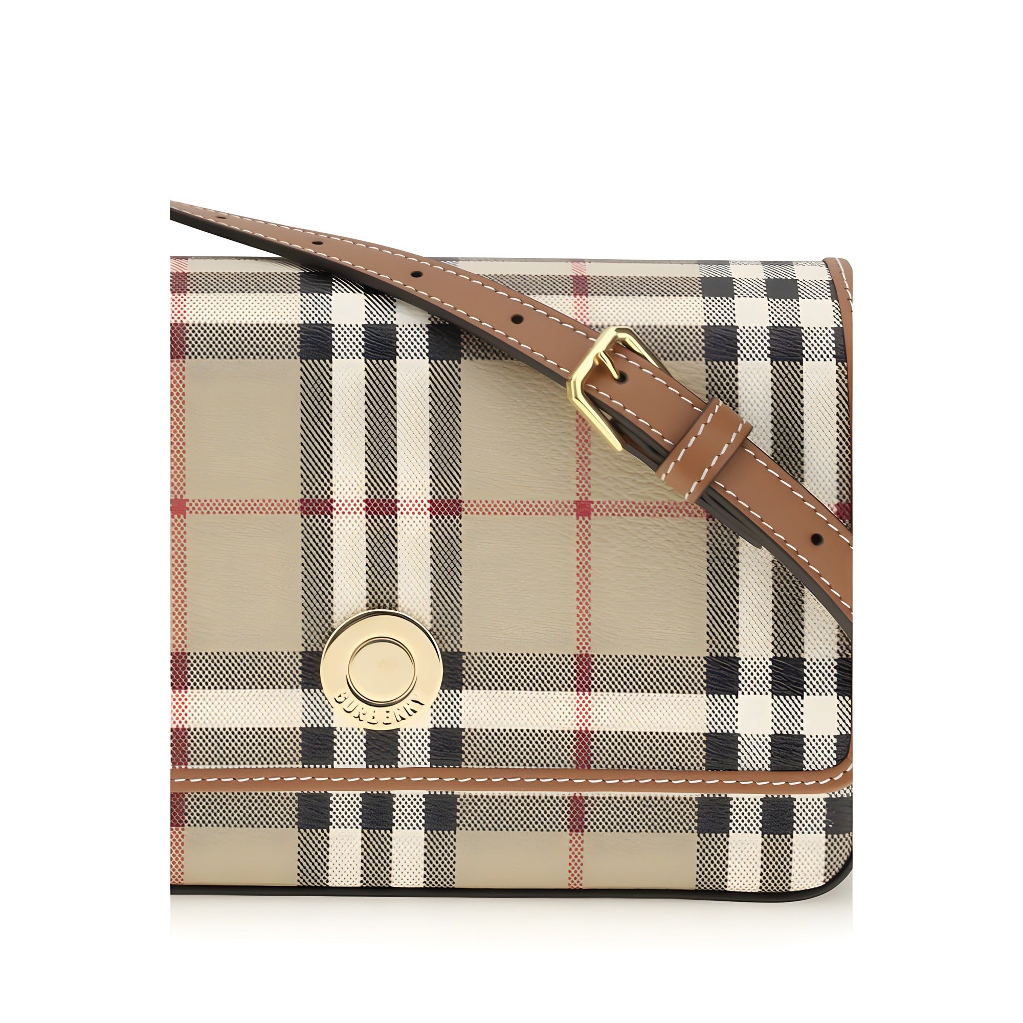 Portefeuille Burberry en polyuréthane beige