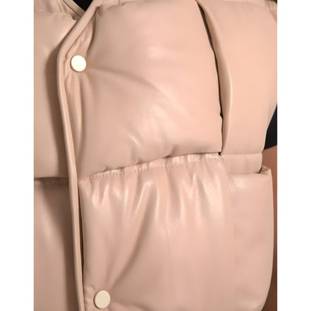 Bottega Veneta Beige Quilted Sleeveless Jacket