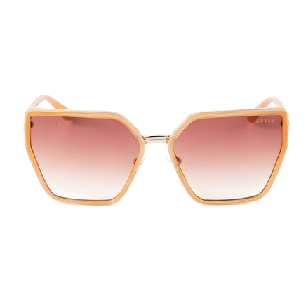 Lunettes de soleil Guess en résine beige