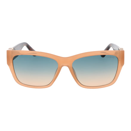 Lunettes de soleil Guess en acier inoxydable beiges