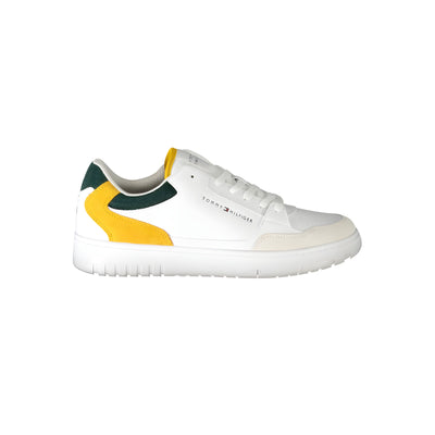 Tommy Hilfiger White Leather Sneakers