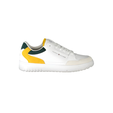 Tommy Hilfiger White Leather Sneakers