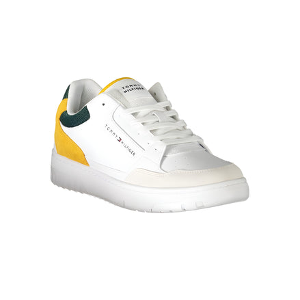 Tommy Hilfiger White Leather Sneakers
