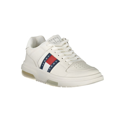 Tommy Hilfiger White Leather Sneakers