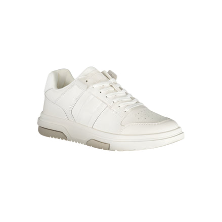 Baskets basses homme Tommy Hilfiger en polyuréthane blanc