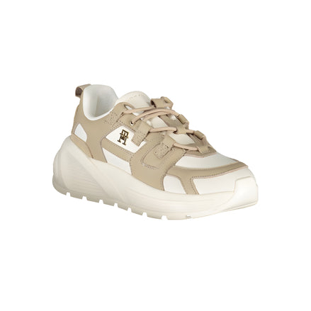 Baskets Tommy Hilfiger en Polyuréthane Blanc pour Femme
