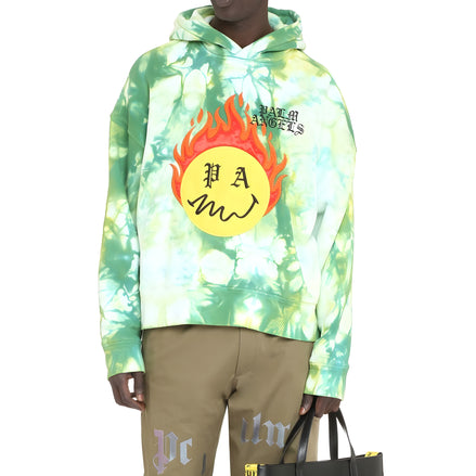 Palm Angels Bicolor Cotton Sweatshirt