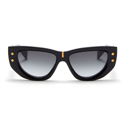 Lunettes de soleil Balmain en acétate noir
