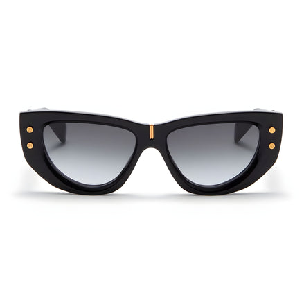 Lunettes de soleil Balmain en acétate noir