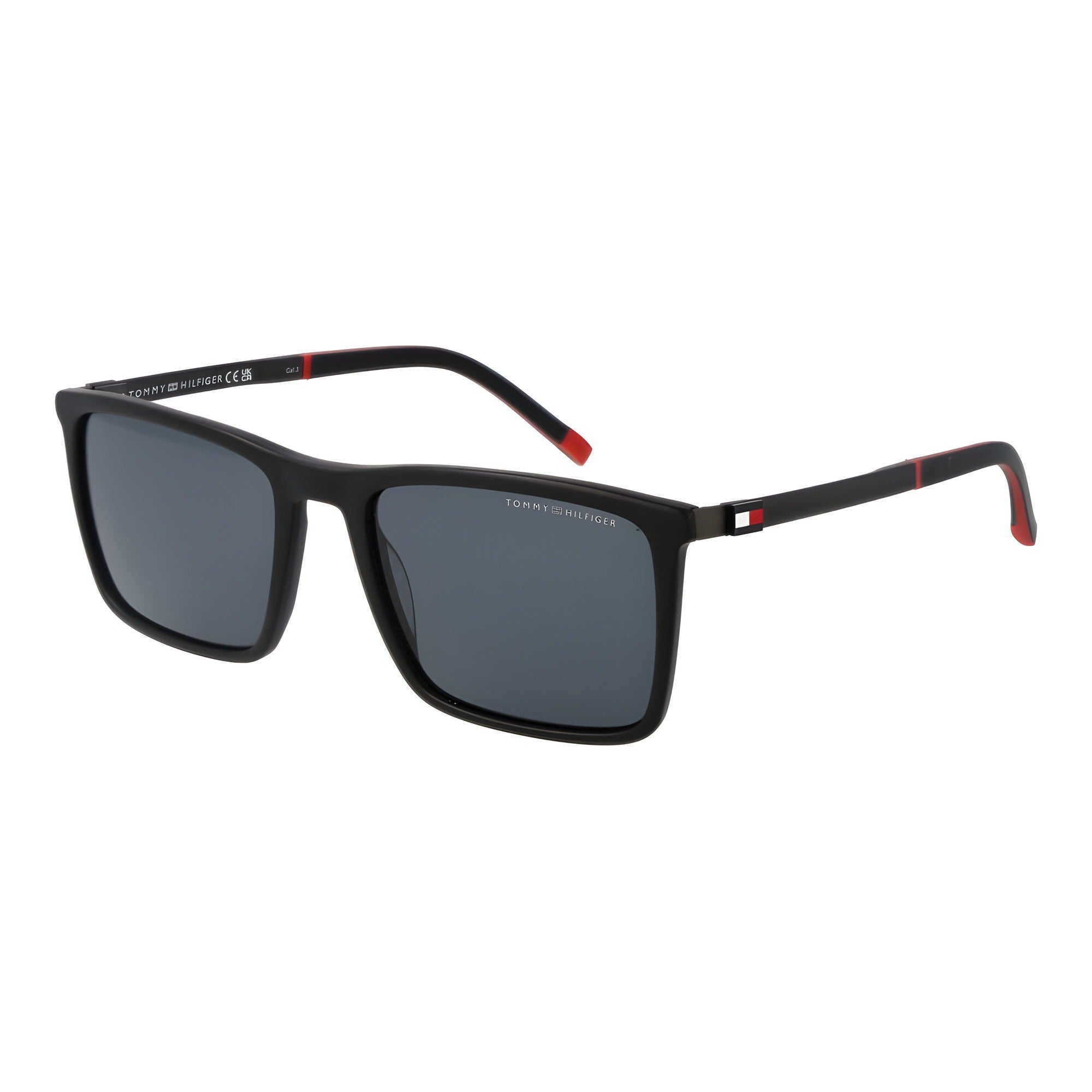Lunettes de soleil Tommy Hilfiger noires en acétate
