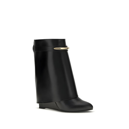 Givenchy Bottines en cuir de veau noir Bos Taurus
