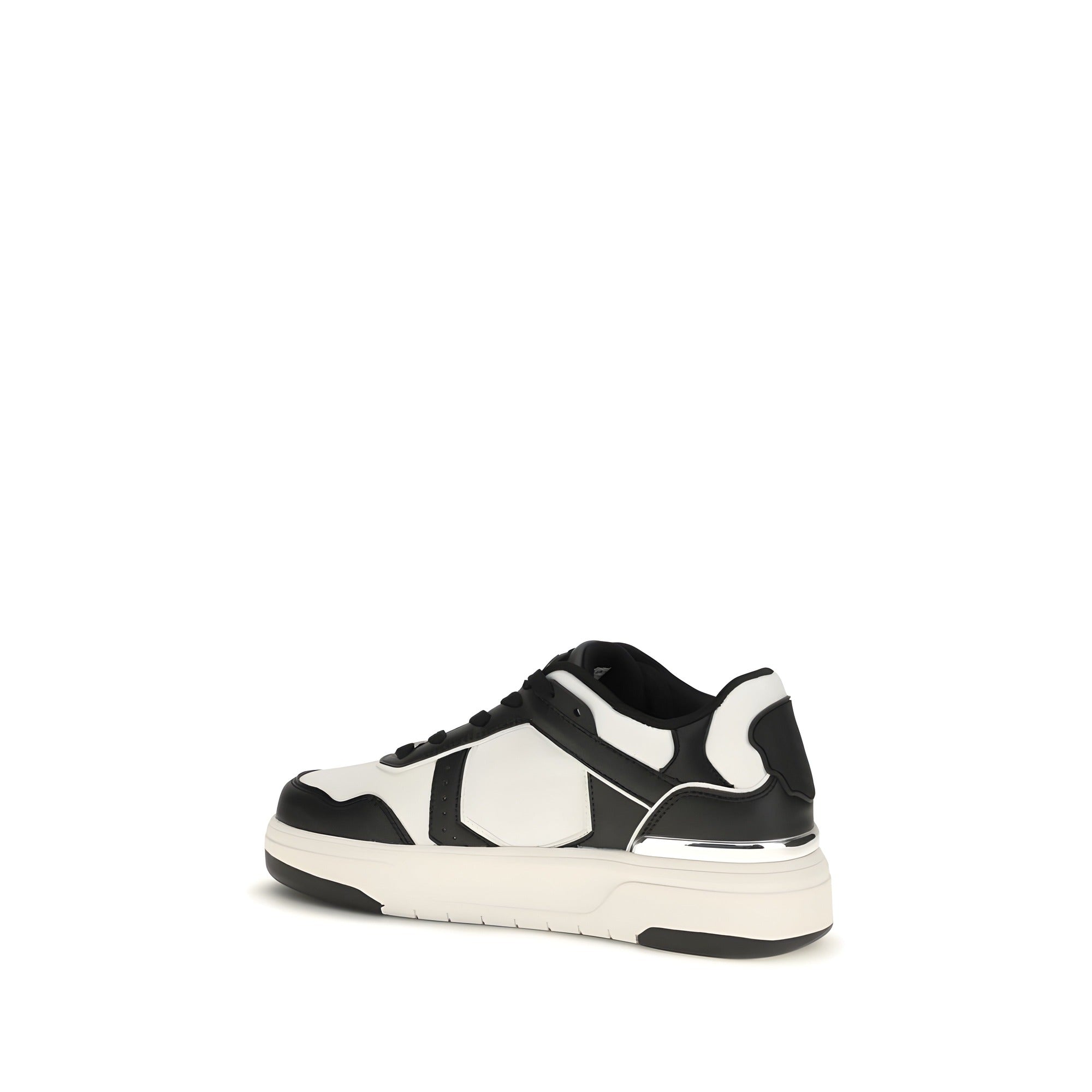 Baskets Philipp Plein en cuir de veau noir Bos Taurus